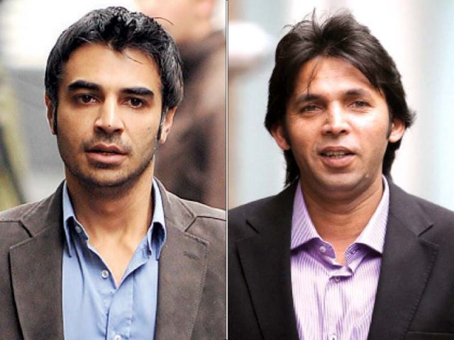 commentator ehtashamul haq has moved court against butt asif and amir photo file