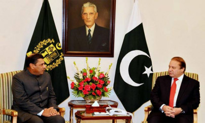 outgoing indian envoy calls on pm nawaz outgoing indian envoy calls on pm nawaz