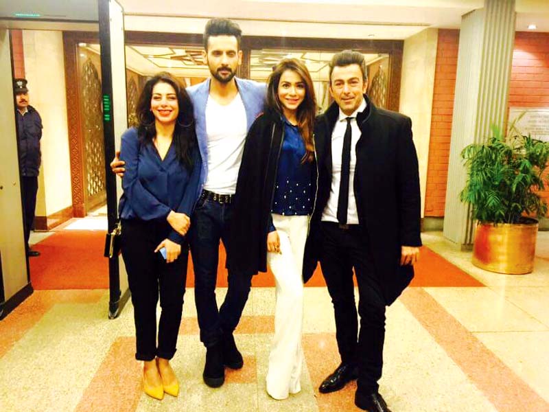 the film features uzma hassan mohib mirza humaima malick and shaan in lead roles photo publicity