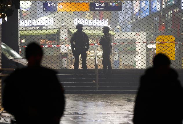 german police secure the main train station in munich on january 1 2016 photo reuters