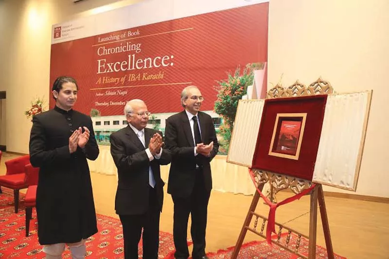 sibtain naqvi left has penned down the chronicles of iba karachi dr ishrat husain middle unveils the book along with chief guest justice munib akhtar photo press release sibtain naqvi left has penned down the chronicles of iba karachi dr ishrat husain middle unveils the book along with chief guest justice munib akhtar photo press release