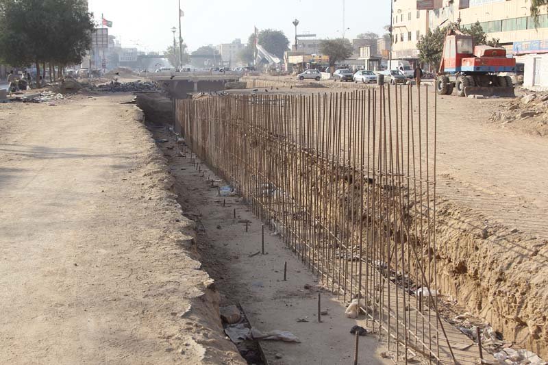 work on the under construction nazimabad underpass at golimar chowrangi was brought to a complete halt around four months ago the cm has directed that the construction be expedited photo file