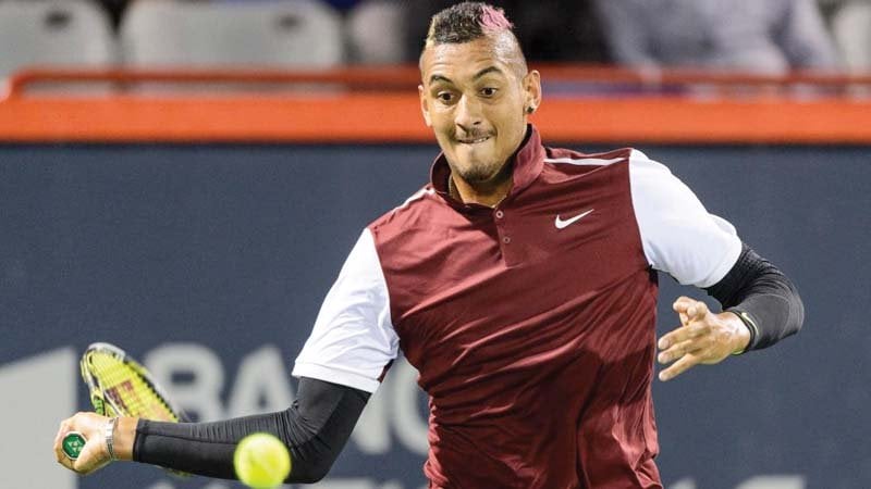 murray has won all four of his encounters against kyrgios most recently at last year s us open with the australian taking just one set off the scot photo afp