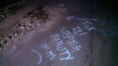 pti worker launches sleeping beauty campaign to highlight misgovernance in karachi