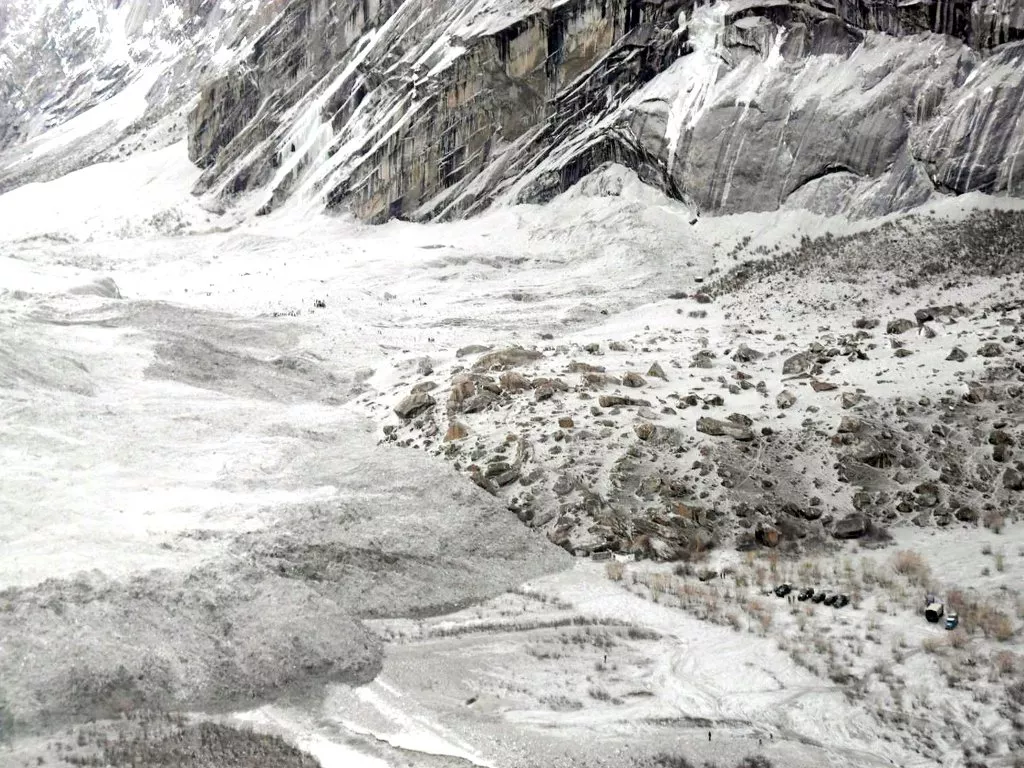 file photo shows an aerial view of an avalanche photo afp file photo shows an aerial view of an avalanche photo afp