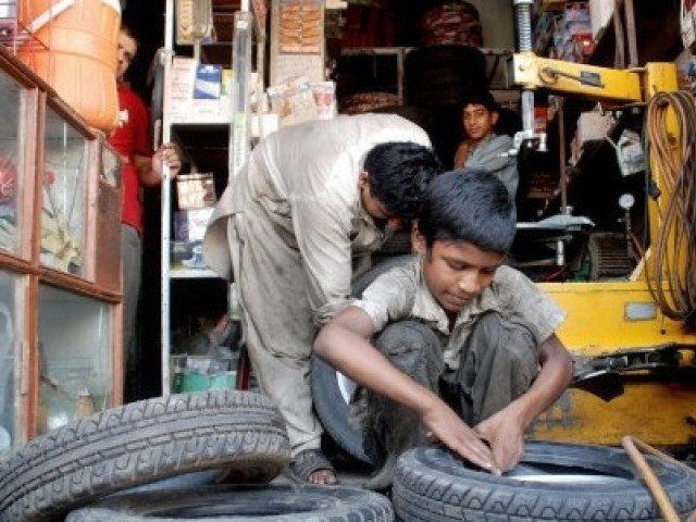 chief minister says children working at kilns to be enrolled at schools photo shahbaz malik