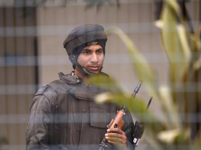 an indian security personnel stands guard inside the indian air force iaf base at pathankot in punjab india january 4 2016 photo reuters an indian security personnel stands guard inside the indian air force iaf base at pathankot in punjab india january 4 2016 photo reuters