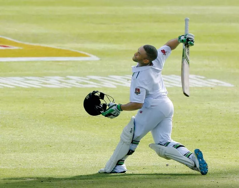 bavuma exults after completing his first ever test hundred photo reuters bavuma exults after completing his first ever test hundred photo reuters