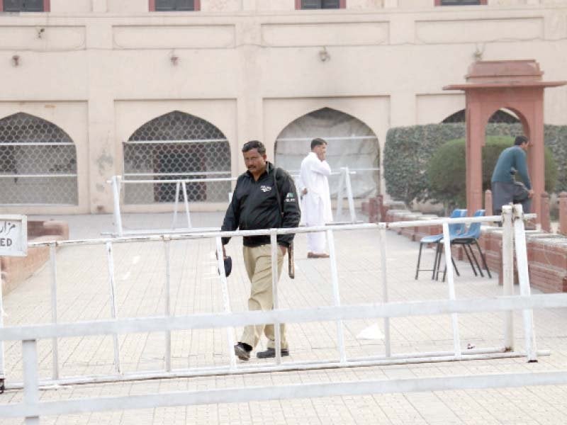 security measures have been beefed up since the terrorist attack at ziarat residency photo shafiq malik express