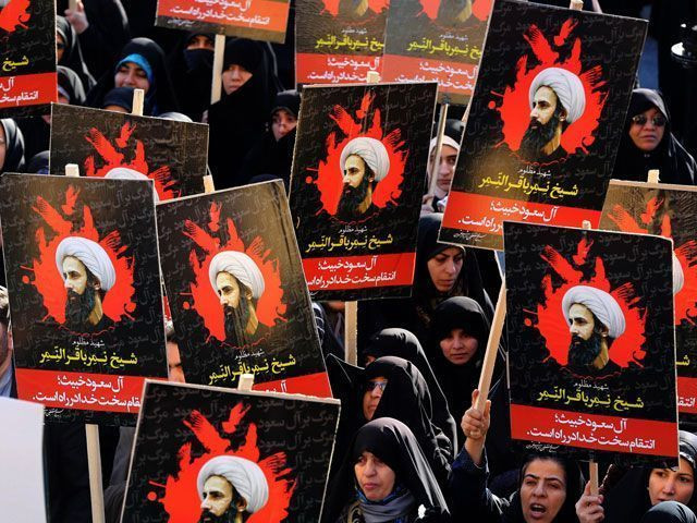 iranian women gather during a demonstration against the execution of prominent shia muslim cleric nimr al nimr portrait by saudi authorities at imam hossein square in the capital tehran on january 4 2016 photo afp iranian women gather during a demonstration against the execution of prominent shia muslim cleric nimr al nimr portrait by saudi authorities at imam hossein square in the capital tehran on january 4 2016 photo afp