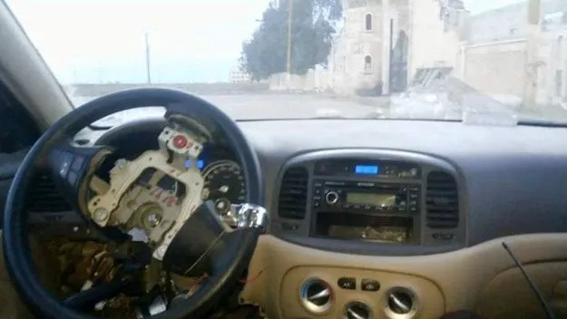 islamic state 039 s driverless car bomb photo sky news islamic state 039 s driverless car bomb photo sky news