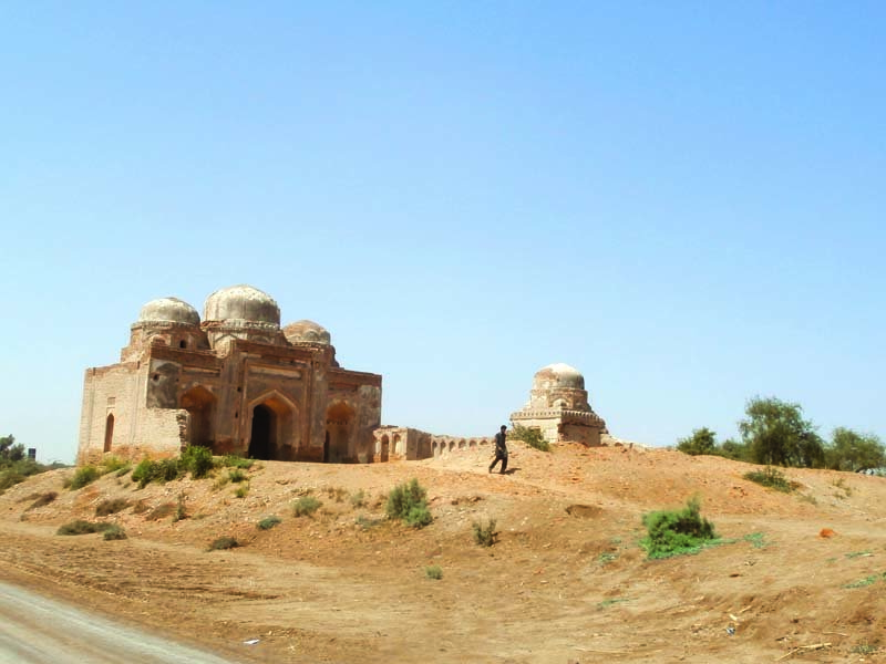 first structure a larger mosque with an accomanying smaller domed structure photos by zahida rehman jatt