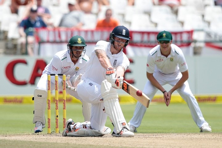 benjamin stokes c plays a shot before getting caught out photo afp