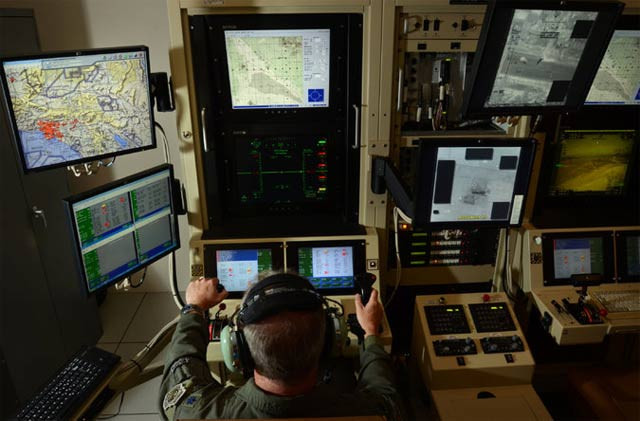 a drone pilot at a base in upstate new york photo heather ainsworth a drone pilot at a base in upstate new york photo heather ainsworth