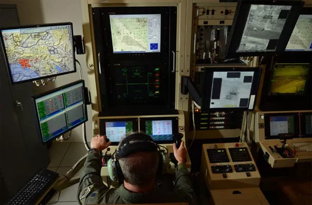a drone pilot at a base in upstate new york photo heather ainsworth a drone pilot at a base in upstate new york photo heather ainsworth