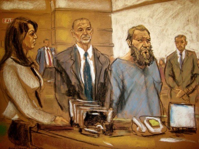 in this courtroom sketch muhanad mahmoud al farekh third from left makes an appearance at federal court in new york on thursday april 2 2015 photo file