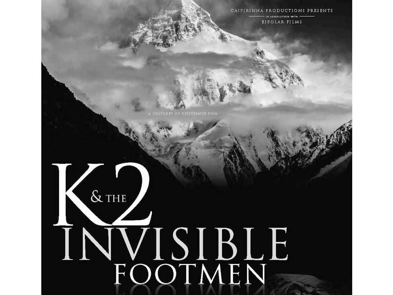 the film is intercut with the story of the first attempt of an all pakistani team to reach the summit of k2 in 2014 photo file