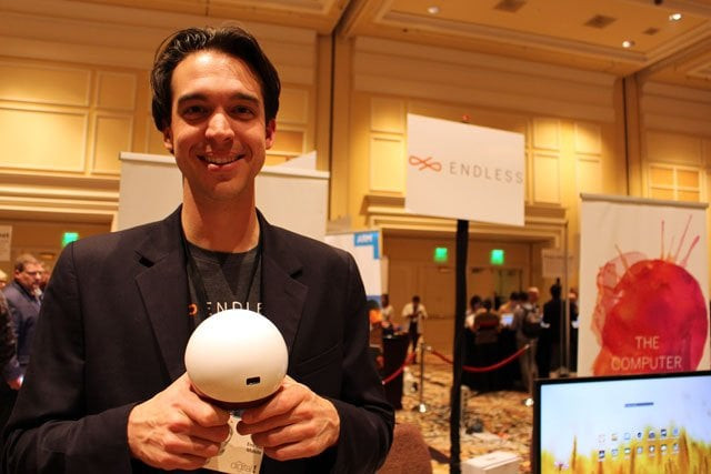 endless chief executive matt dalio holds a usd 79 desktop computer designed to deliver the internet to people in places with little money or online connectivity at the consumer electronics show in las vegas on january 5 2016 photo afp endless chief executive matt dalio holds a usd 79 desktop computer designed to deliver the internet to people in places with little money or online connectivity at the consumer electronics show in las vegas on january 5 2016 photo afp