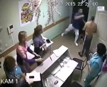 russian doctor caught on camera flooring patient with deadly punch russian doctor caught on camera flooring patient with deadly punch