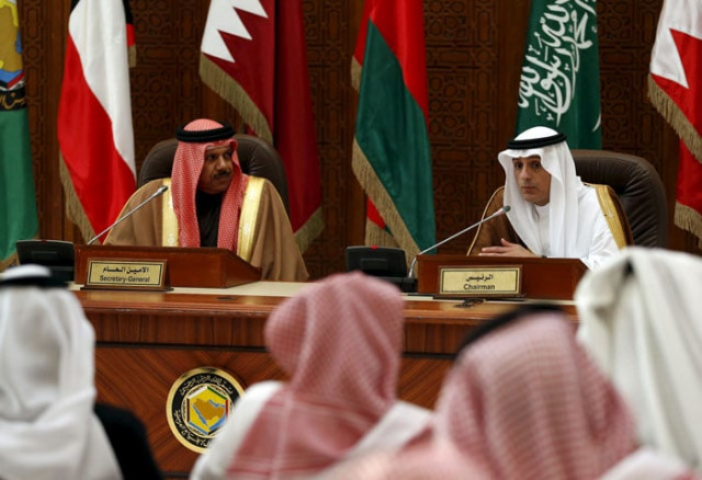 saudi arabia 039 s foreign minister adel al jubeir r and secretary general of the gulf cooperation council gcc abdullatif bin rashid al zayani attend a news conference after an extraordinary meeting of the foreign ministers of gcc in riyadh january 9 2016 photo reuters saudi arabia 039 s foreign minister adel al jubeir r and secretary general of the gulf cooperation council gcc abdullatif bin rashid al zayani attend a news conference after an extraordinary meeting of the foreign ministers of gcc in riyadh january 9 2016 photo reuters