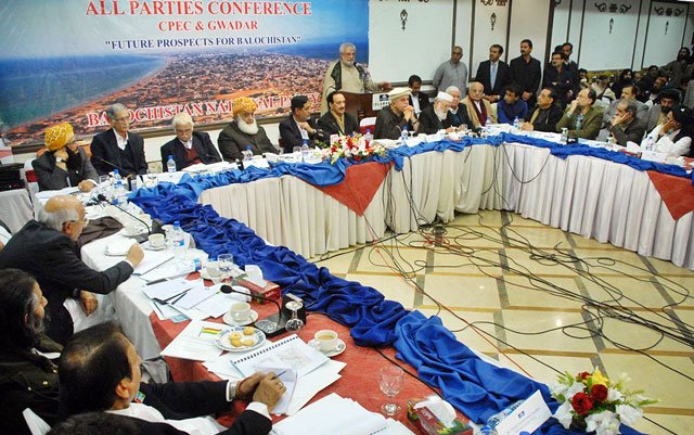 a view of the all parties conference held in islamabad on january 10 2016 photo online