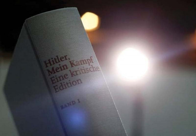 a copy of the book was displayed for media prior to a news conference in munich germany on january 8 photo reuters a copy of the book was displayed for media prior to a news conference in munich germany on january 8 photo reuters