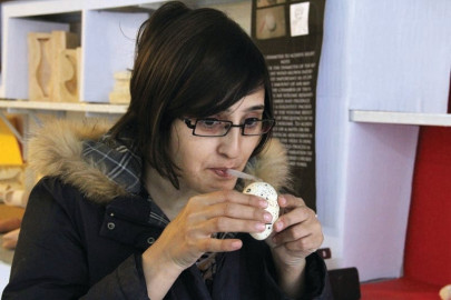 ceramic art graduate s tile design helps reduce echo