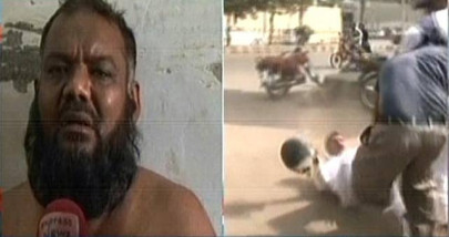 traffic wardens beat up man in karachi over motorcycle parking traffic wardens beat up man in karachi over motorcycle parking