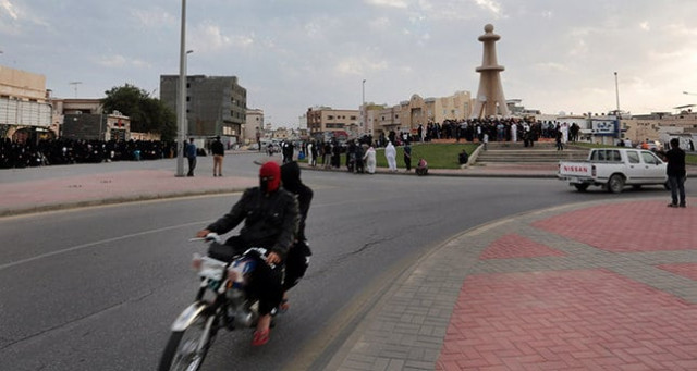 file photo of a protest in the eastern coastal city of qatif against the execution of prominent shia muslim cleric nimr al nimr photo afp file photo of a protest in the eastern coastal city of qatif against the execution of prominent shia muslim cleric nimr al nimr photo afp