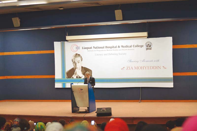 mohyeddin started off his recitals with a couple of letters of mirza ghalib and spoke about the master poet s ability to make others laugh photos publicity