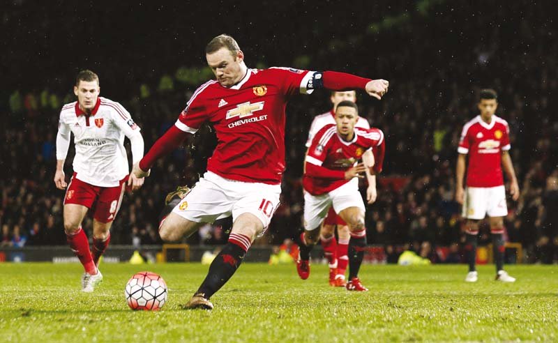 although united won saturday s fa cup match over third tier sheffield united secured by wayne rooney s injury time penalty it was far from convincing photo reuters