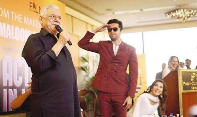 director nabeel qureshi unveils his new project that also marks om puri s pakistani film debut photo publicity director nabeel qureshi unveils his new project that also marks om puri s pakistani film debut photo publicity
