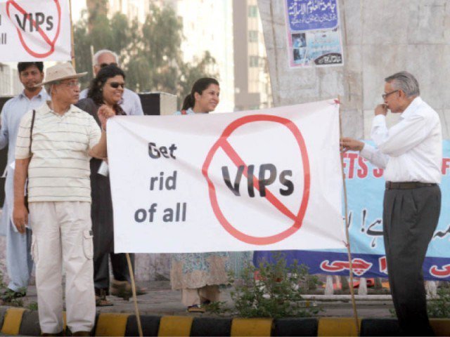 the petitioner argued high speed armed convoys with their bomb and bullet proof cars scare the masses photo athar khan express