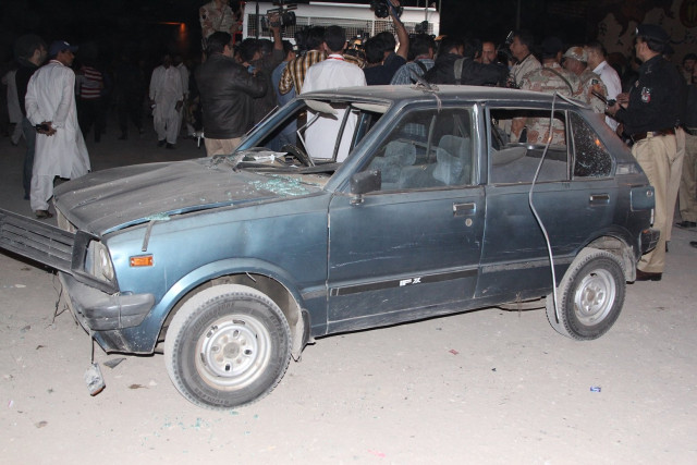 car damaged as a result of the manhole explosion in karachi on january 14 2015 photo ayesha saleem express car damaged as a result of the manhole explosion in karachi on january 14 2015 photo ayesha saleem express