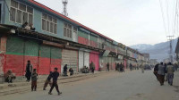 shops closed during strike in chilas photo courtesy mujeebur rahman