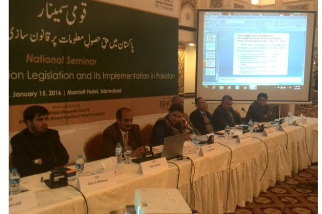 seminar focused on cooperation between rti implementation agencies provinces photo twitter com knowmygovpk