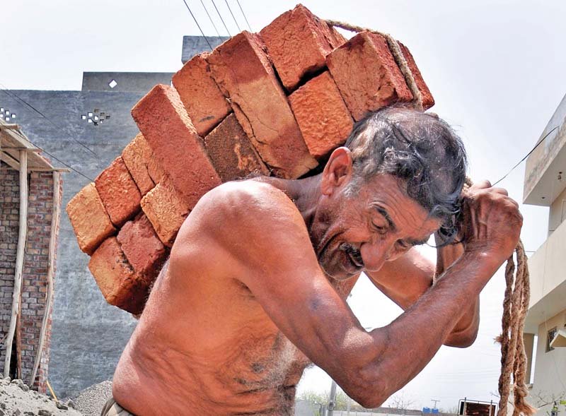 the global slavery index report estimates that more than 1 of 185 13 million people in pakistan are enslaved this puts pakistan among the top positions in the slavery s list of shame photo file