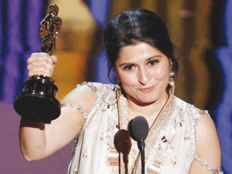 sharmeen brought home pakistan s first academy award for her 2012 documentary saving face photo reuters
