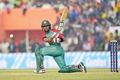 2 0 up bangladesh claim 42 run win as sabbir impresses