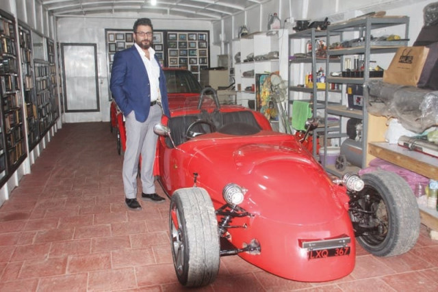 the first car dr daddy worked on was a mitsubishi lancer 1996 model photo abid nawaz express the first car dr daddy worked on was a mitsubishi lancer 1996 model photo abid nawaz express