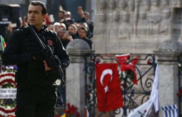 a member of the presidential security stands guard at the site of tuesday 039 s suicide bomb attack photo reuters a member of the presidential security stands guard at the site of tuesday 039 s suicide bomb attack photo reuters
