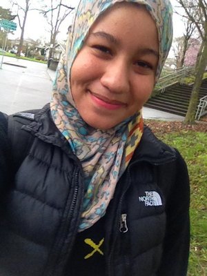 zion perez wears a hijab during a weeklong event last year photo zion perez