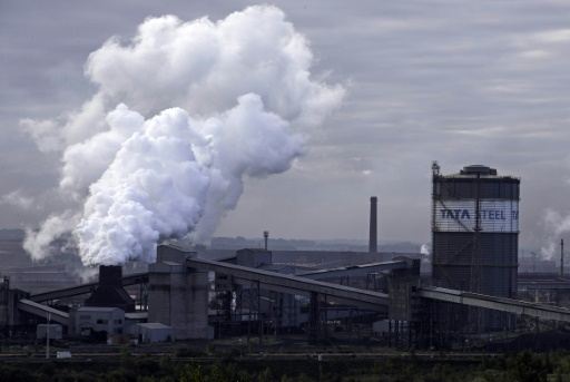 the tata steel plant is pictured in scunthorpe northeast england on october 17 2015 photo afp