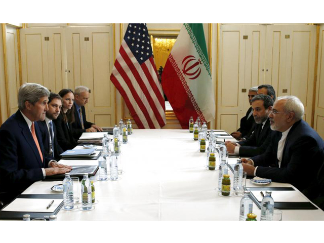 us secretary of state john kerry l meets with iranian foreign minister mohammad javad zarif on what is expected to be quot implementation day quot the day the international atomic energy agency iaea verifies that iran has met all conditions under the nuclear deal in vienna january 16 2016 photo reuters