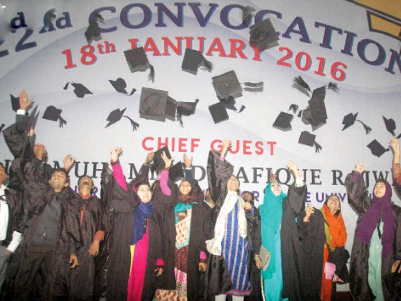 as many as 1 380 bachelors 187 msc 44 mba 53 mphil and 13 phd degrees were awarded at the 22nd convocation of the university on monday photo online