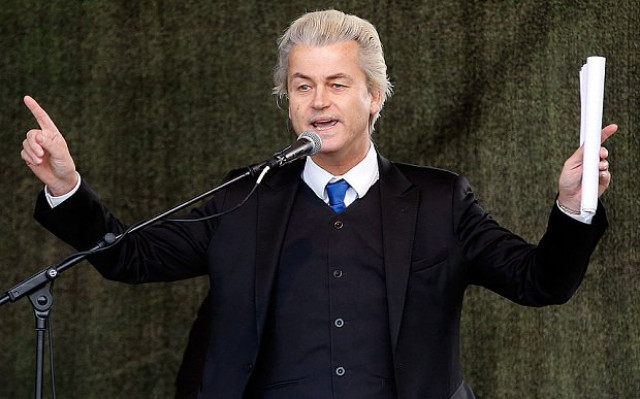 dutch anti islam politician geert wilders gives a speech during a rally of the anti immigration movement patriotic europeans against the islamisation of the west pegida in dresden april 13 2015 photo reuters dutch anti islam politician geert wilders gives a speech during a rally of the anti immigration movement patriotic europeans against the islamisation of the west pegida in dresden april 13 2015 photo reuters
