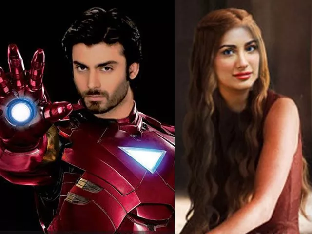 fawad khan as iron man mehwish hayat as cersei lannister we 039 re already drooling photo nasirmughalpk wordpress fawad khan as iron man mehwish hayat as cersei lannister we 039 re already drooling photo nasirmughalpk wordpress