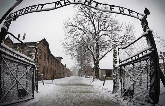 this file photo taken on january 25 2015 in oswiecim shows the entrance to the former nazi concentration camp auschwitz birkenau photo afp this file photo taken on january 25 2015 in oswiecim shows the entrance to the former nazi concentration camp auschwitz birkenau photo afp