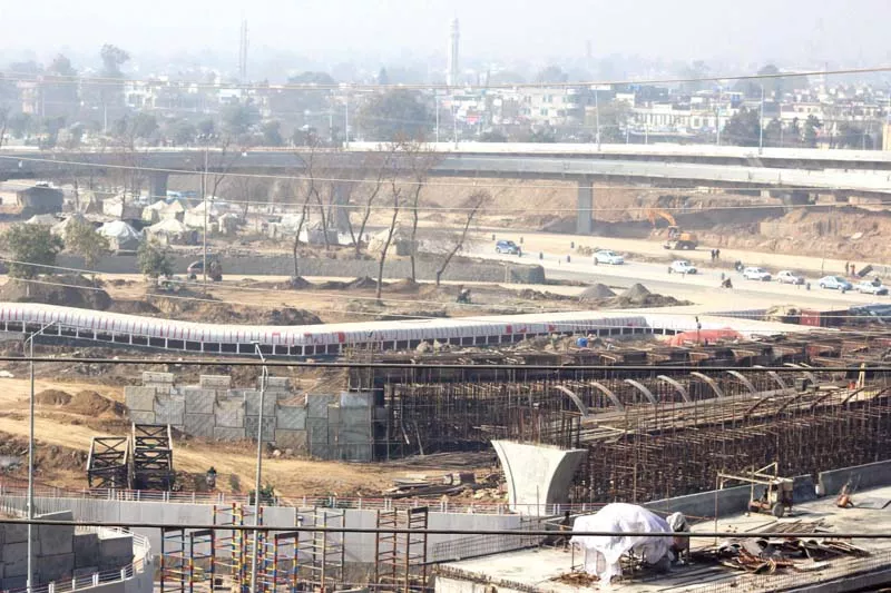 construction work has caused problems with traffic flow especially during peak hours photos muhammad javaid express construction work has caused problems with traffic flow especially during peak hours photos muhammad javaid express