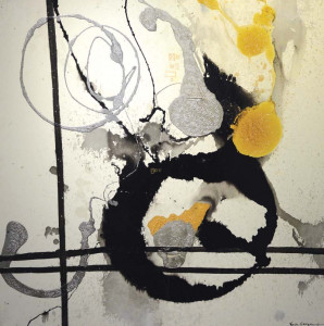 in the moment abstract designs derived from self exploration on display